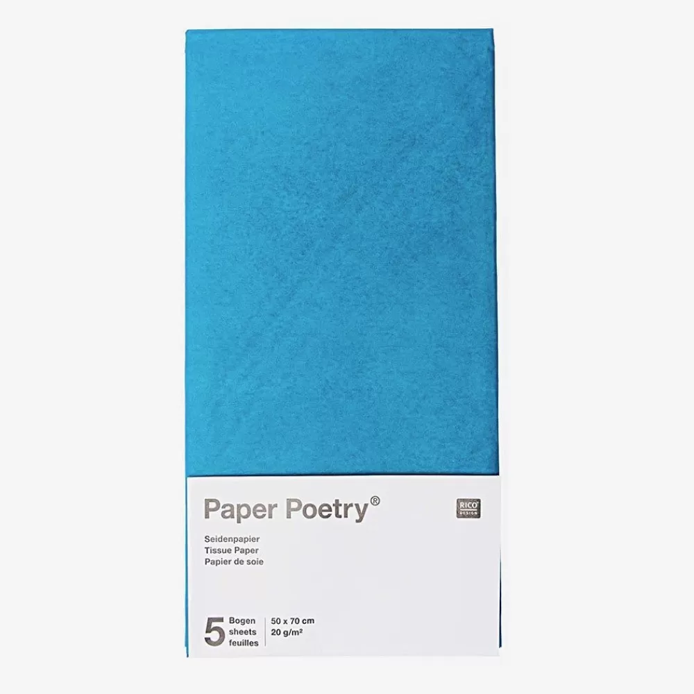 New Blue Tissue Paper Gift Wrap