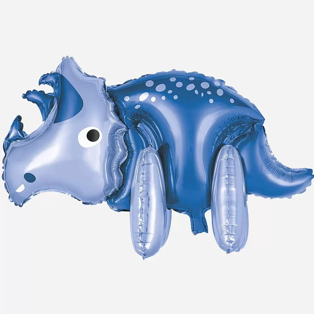 Cheap Blue Triceratops Balloon Shaped Helium Balloons