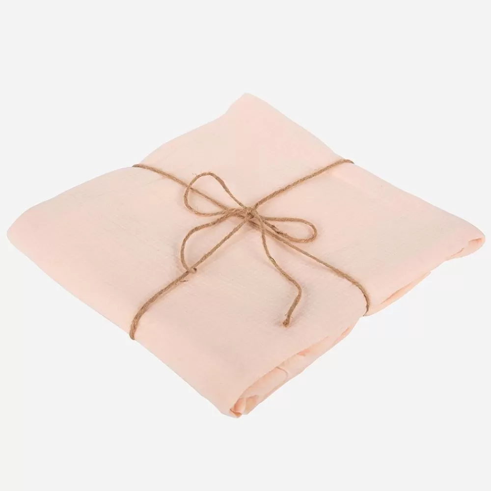 Online Blush Cotton Gauze Tablecloth Tablecloths & Table Runners