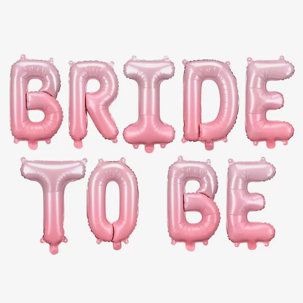 Best Bride To Be Pink Balloons Letter Balloons