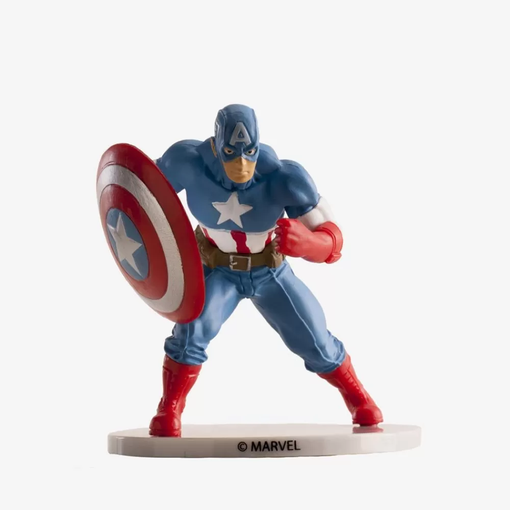 Online Cake Decorations: Captain America Figurine Cake Toppers