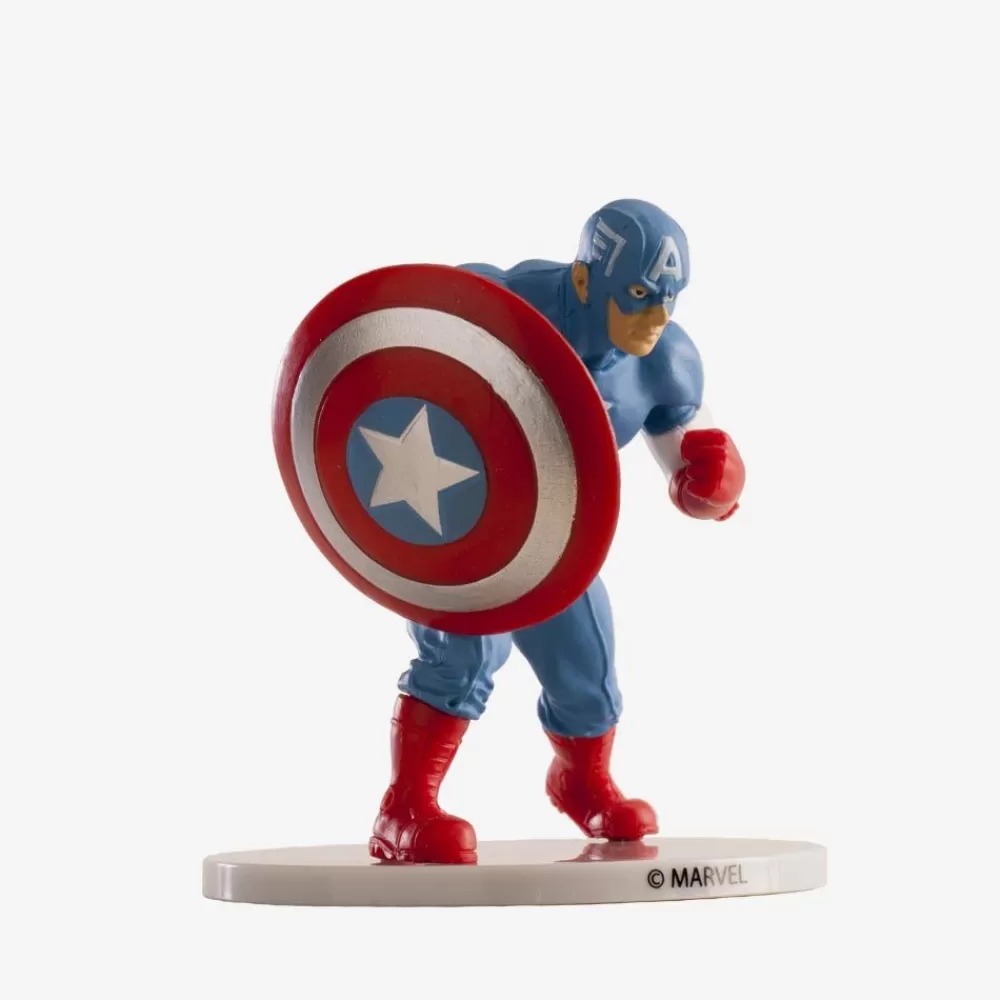 Online Cake Decorations: Captain America Figurine Cake Toppers