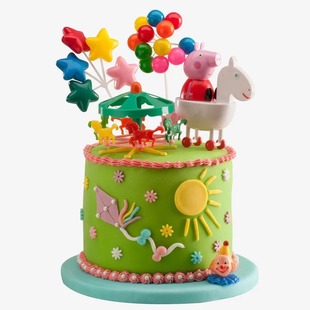 Best Sale Cake Decorations: Peppa Pig Figurines Cake Toppers