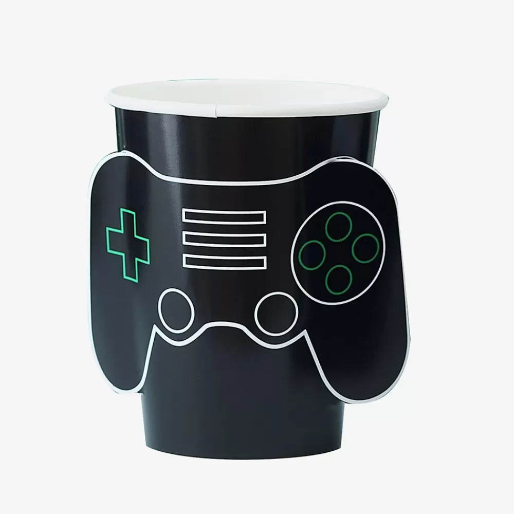 Flash Sale Cardboard Cup: 8 3D Game Controller Cups Cups