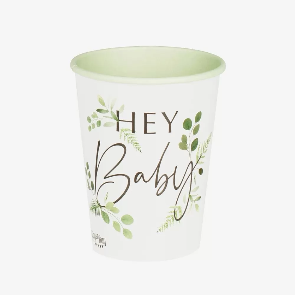 New Cardboard Cup: 8 Hey Baby Cups Cups