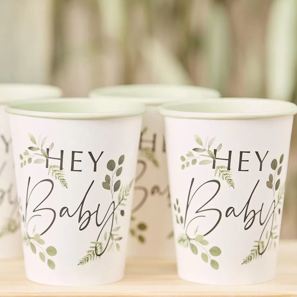 New Cardboard Cup: 8 Hey Baby Cups Cups