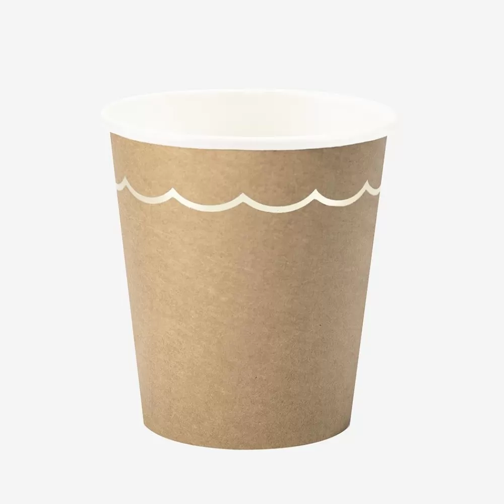 Best Sale Cardboard Cup: 8 Kraft Cups Cups