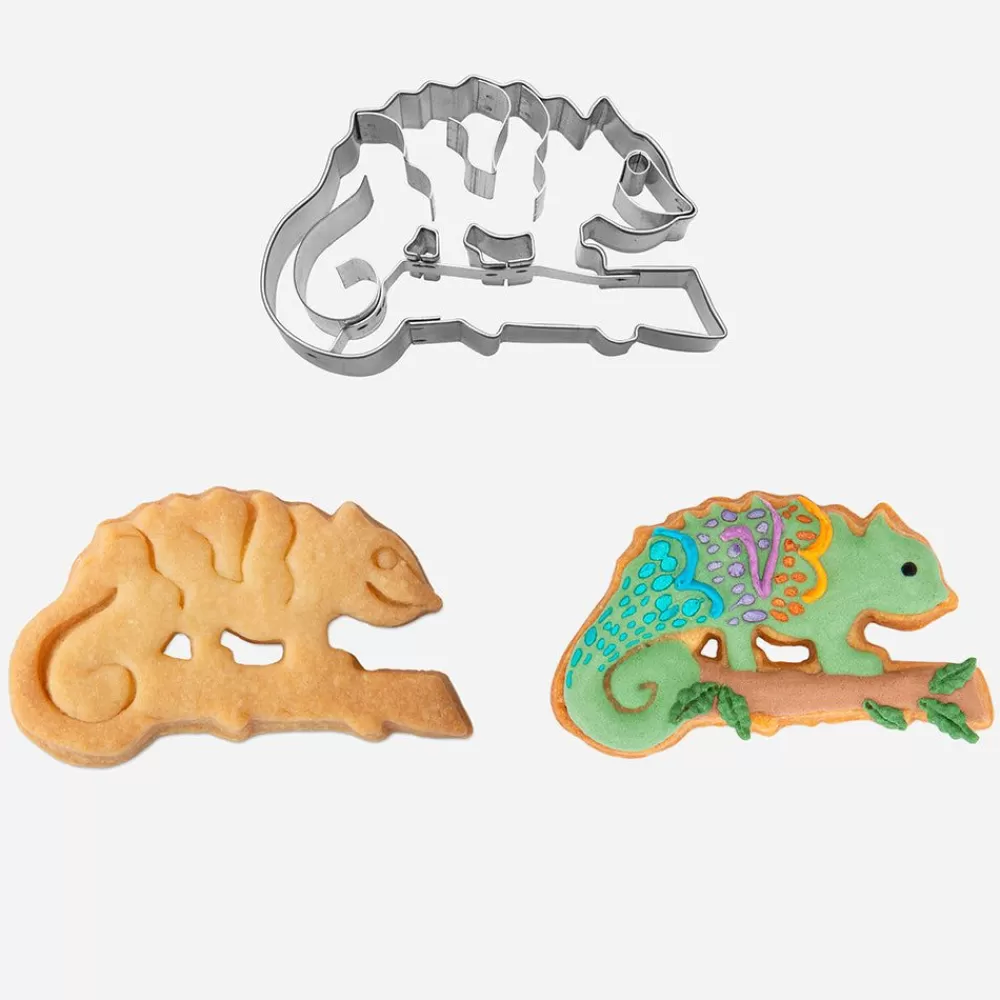 Sale Chameleon Cookie Cutter Piece Holders And Cutters