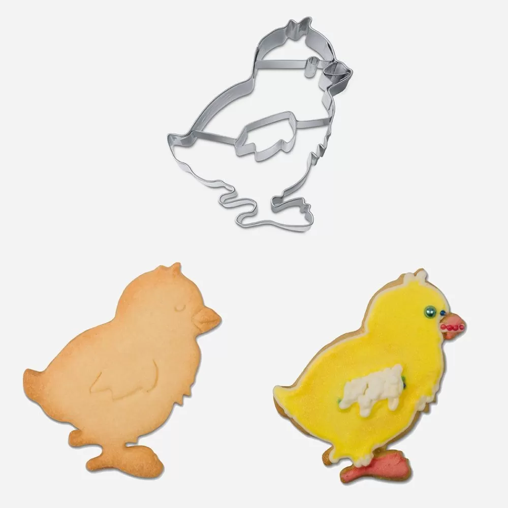 Flash Sale Chick Cookie Cutter Piece Holders And Cutters