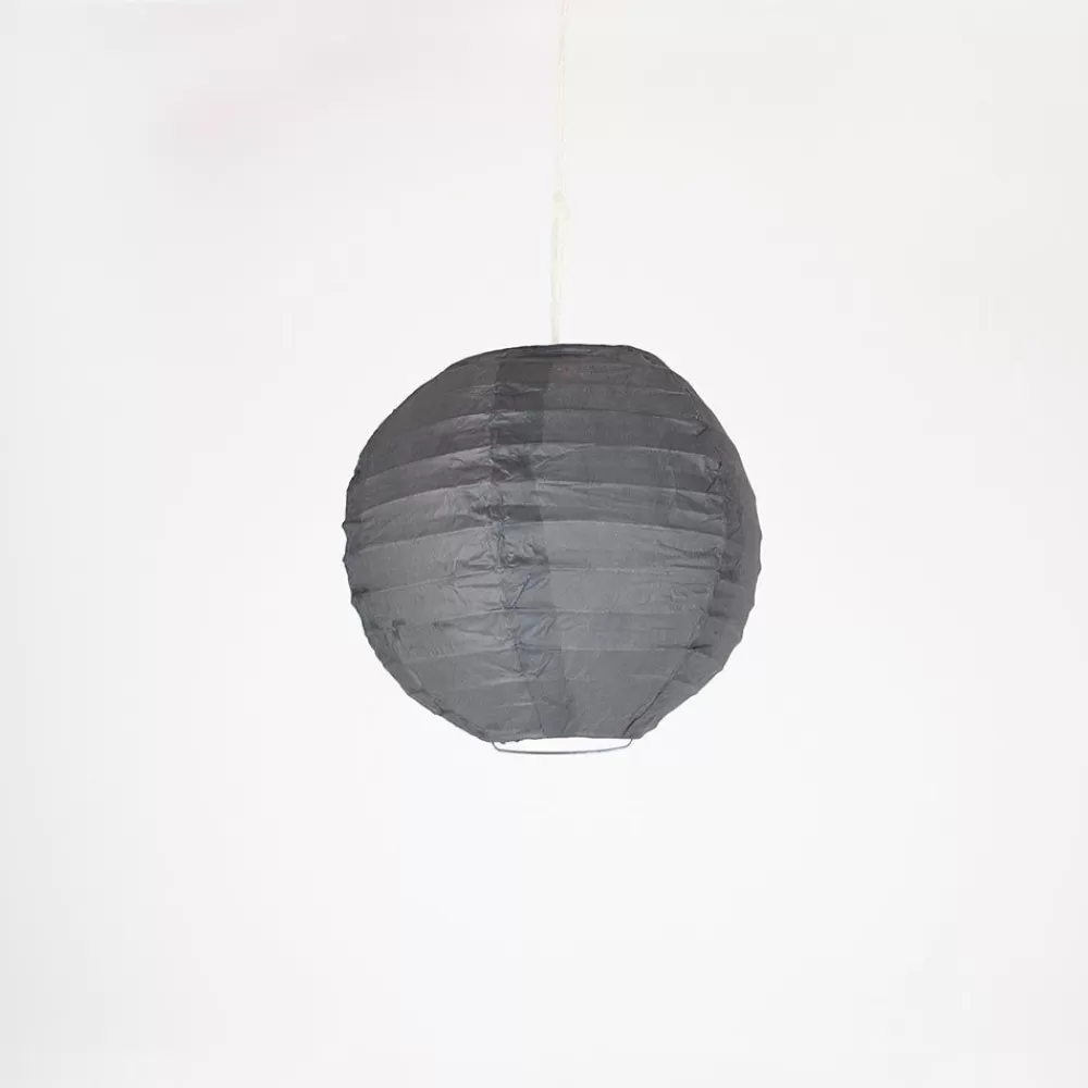 Shop Chinese Lantern - Charcoal Gray Paper Lanterns & Suspensions