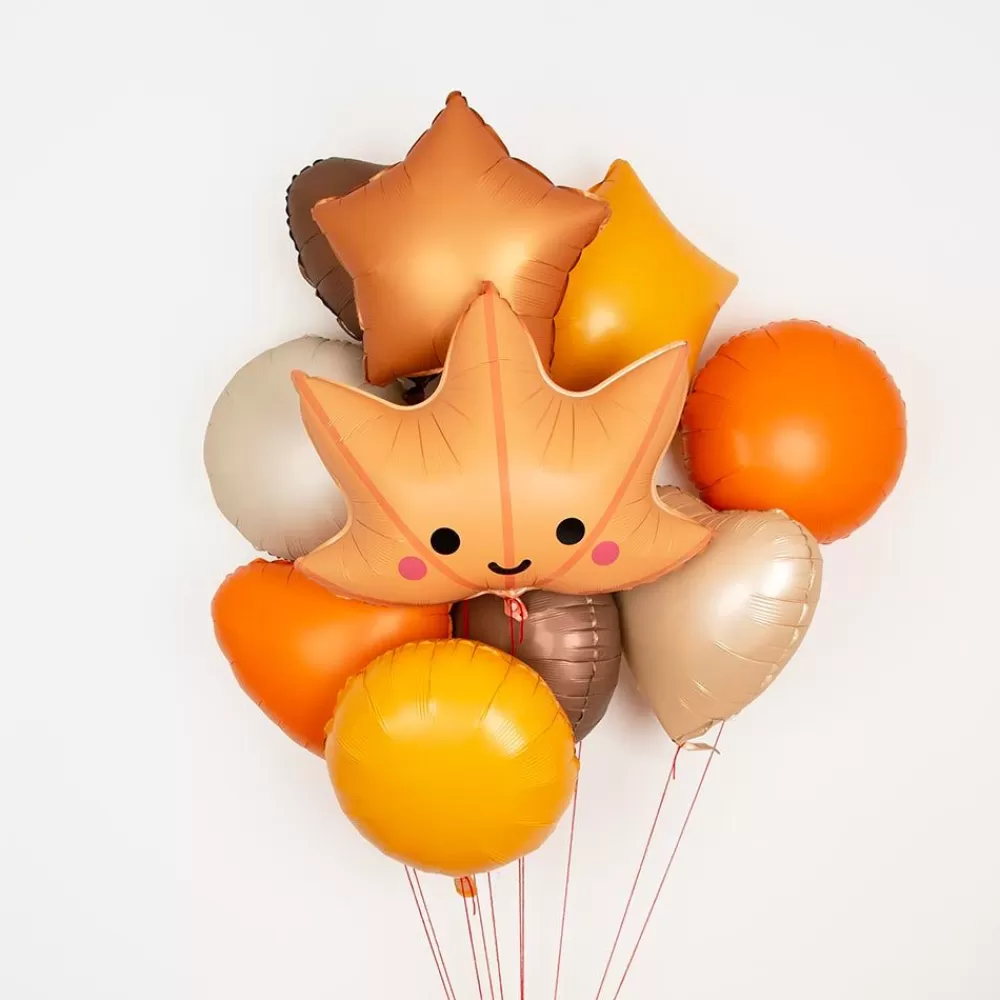 Shop Chocolate Satin Heart Balloon Shaped Helium Balloons