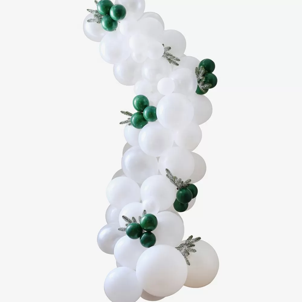 Cheap Christmas Balloon Arch With Fir Branches Balloon Arch