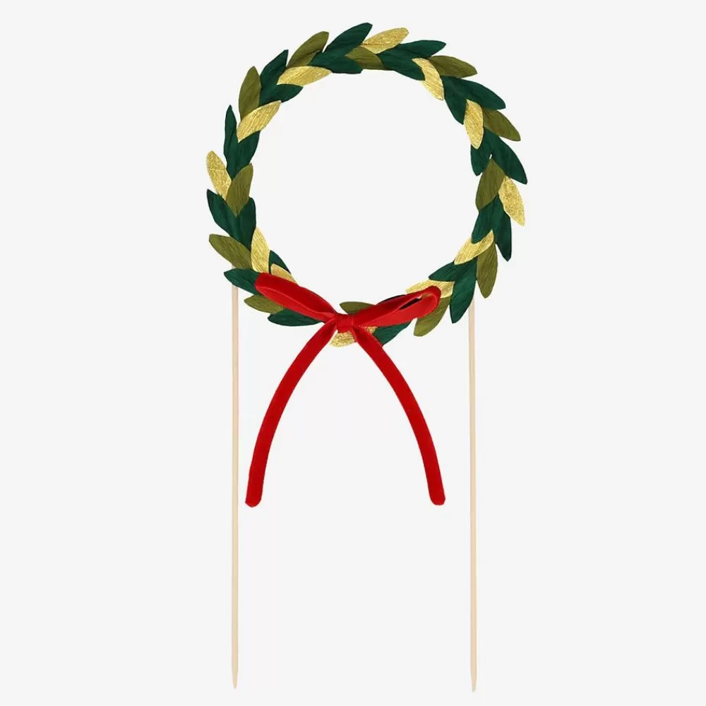 Cheap Christmas Wreath Topper Cake Toppers