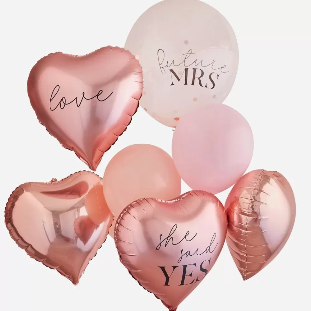 Sale Cluster Of 9 Bachelorette Party Balloons Shaped Helium Balloons