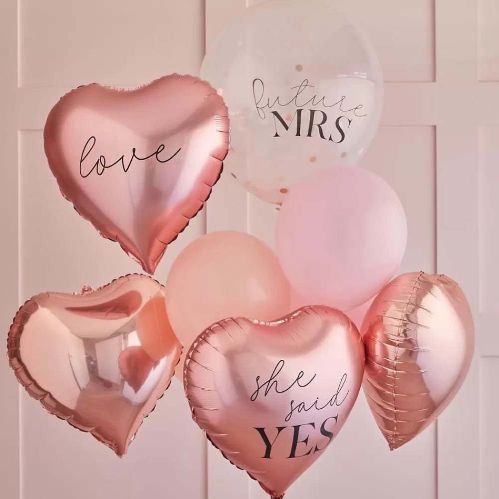 Sale Cluster Of 9 Bachelorette Party Balloons Shaped Helium Balloons