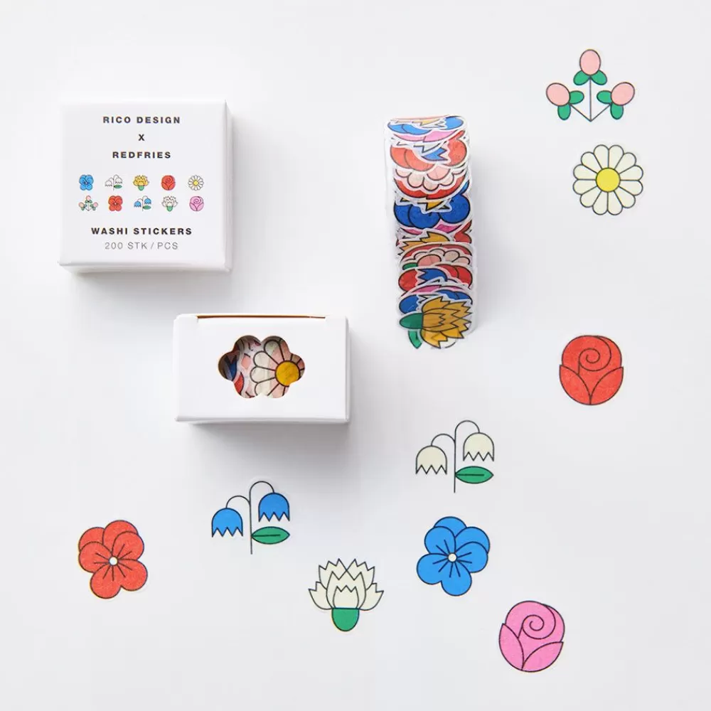 Store Colorful Flower Stickers Stickers And Stickers