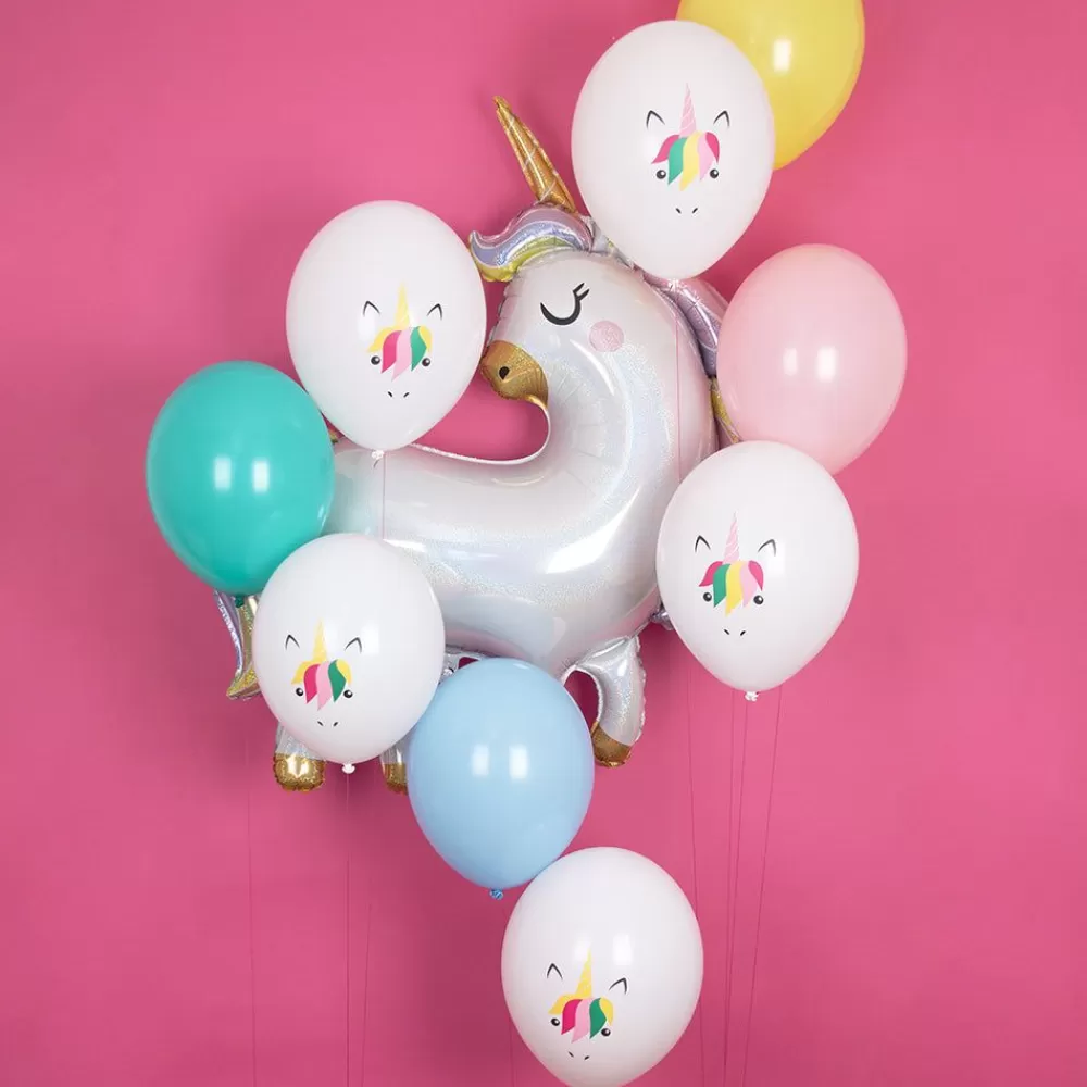 New Cuddly Unicorn Balloon Shaped Helium Balloons