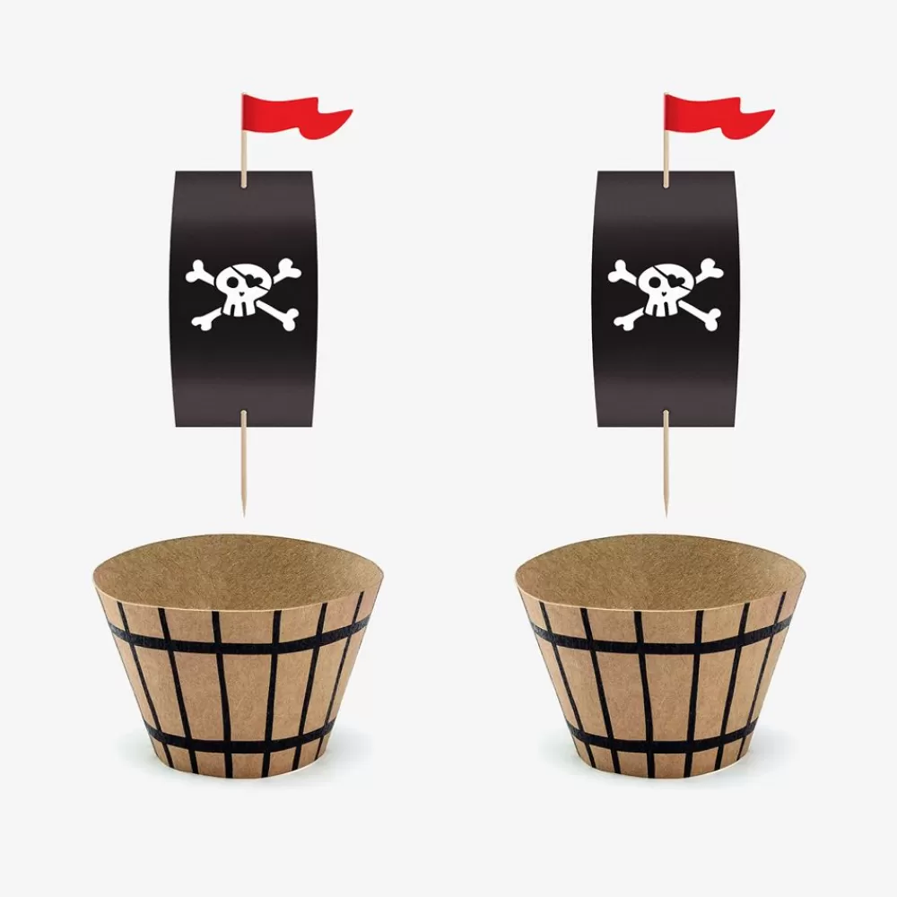 New Cupcake Kit - Pirate Cake Toppers