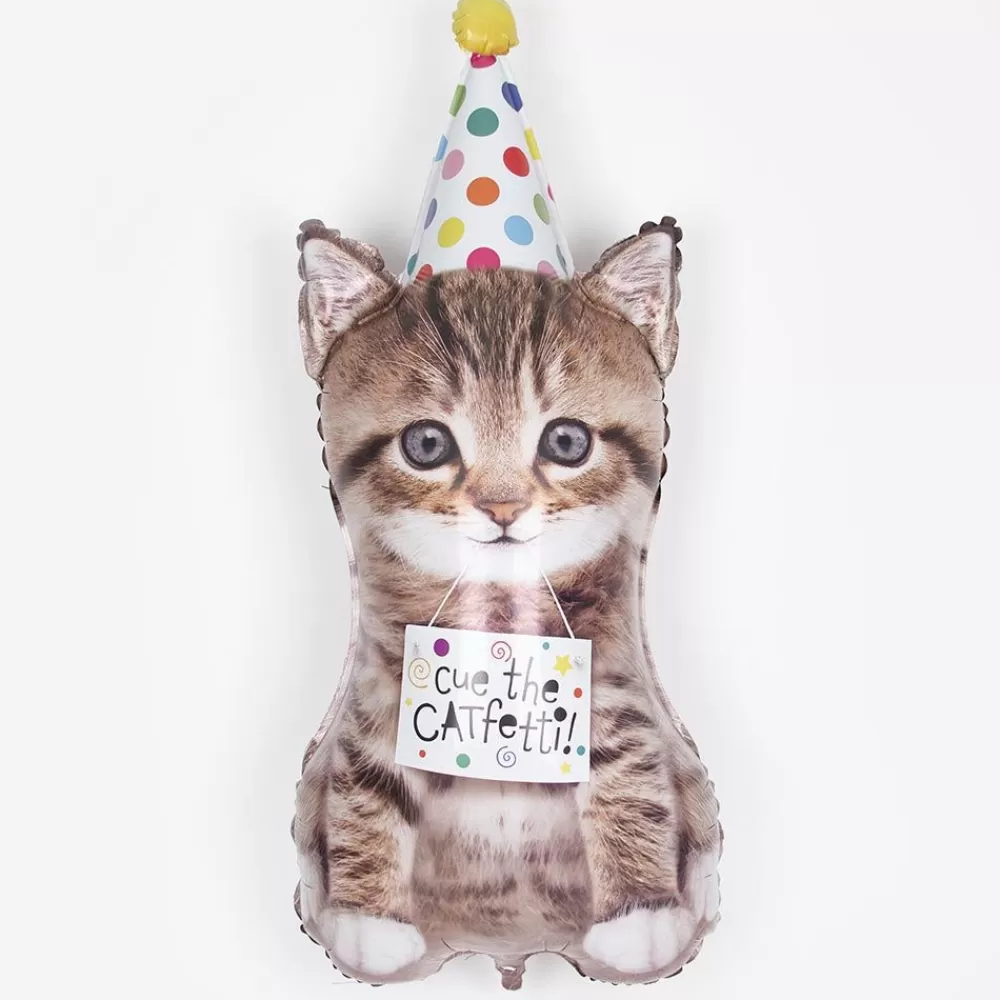 Outlet Cute Kitten Balloon Shaped Helium Balloons