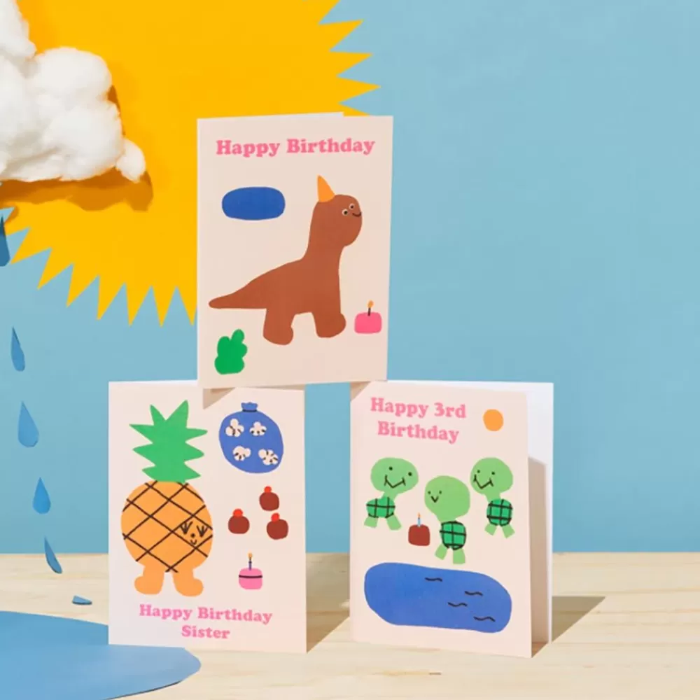 Online Dino Happy Birthday Card Greeting Cards