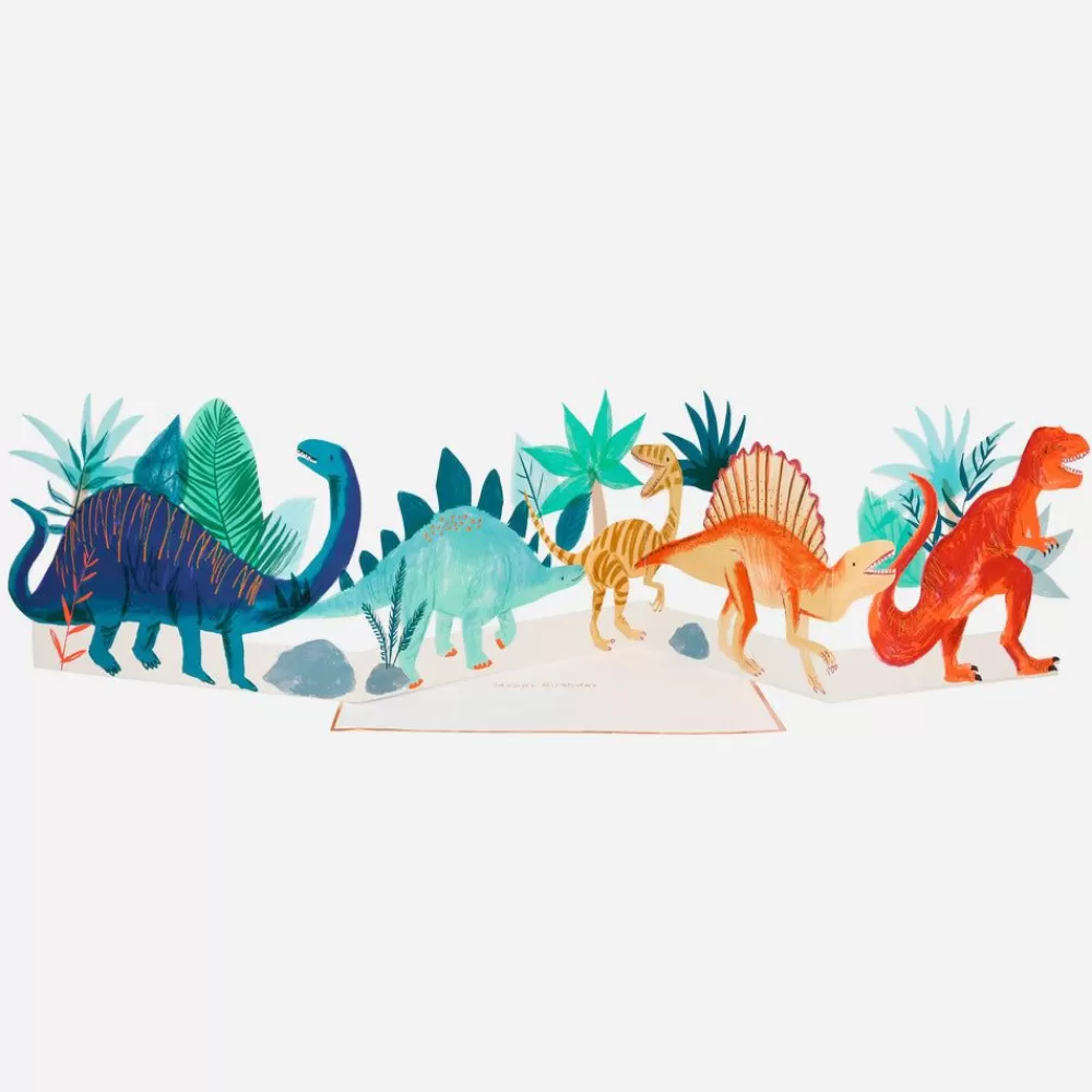 Fashion Dinosaur Accordion Card Dishes & Centerpieces