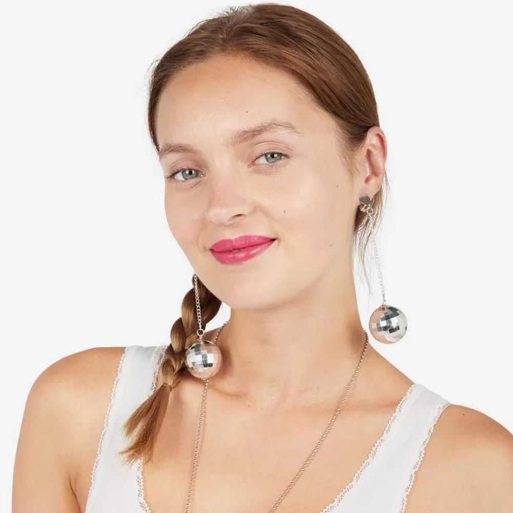 Sale Disco Ball Earrings Boules A Facette