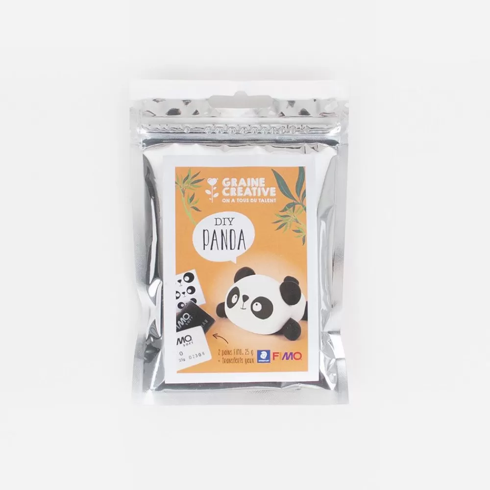 Sale Diy Panda Kit In Fimo Clay Workshops And Games