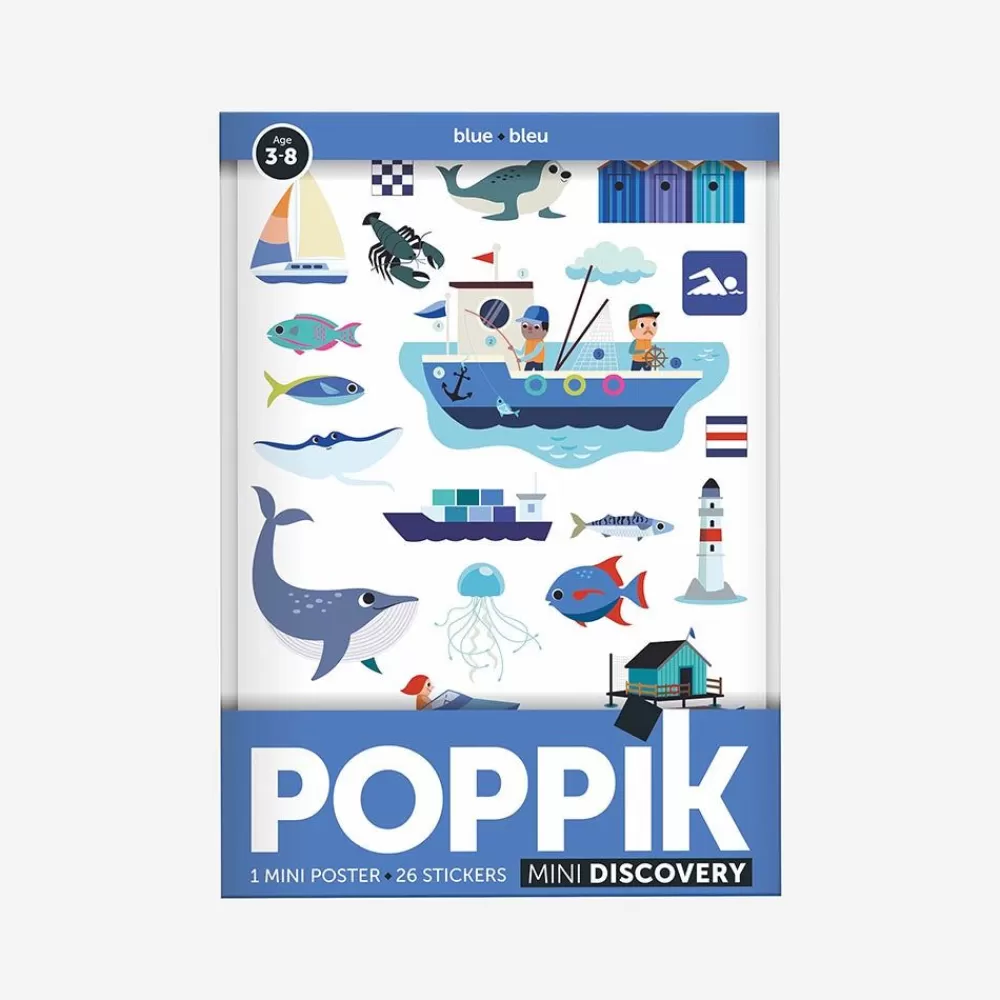 Shop Educational Poster + 27 Stickers: Blue Sea Stickers And Stickers