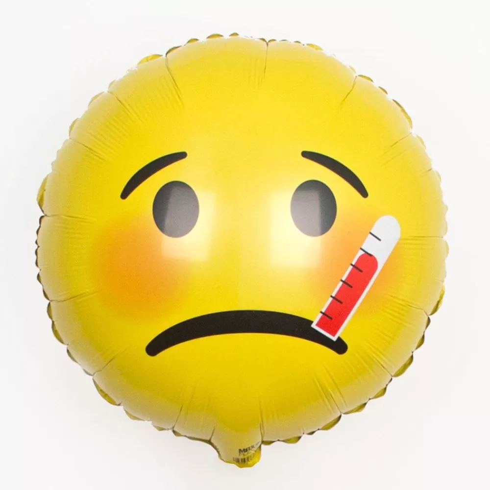 Cheap Fever Emoji Balloon Shaped Helium Balloons