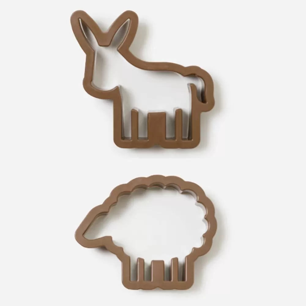 Sale Firm Cookie Cutter (2) Piece Holders And Cutters