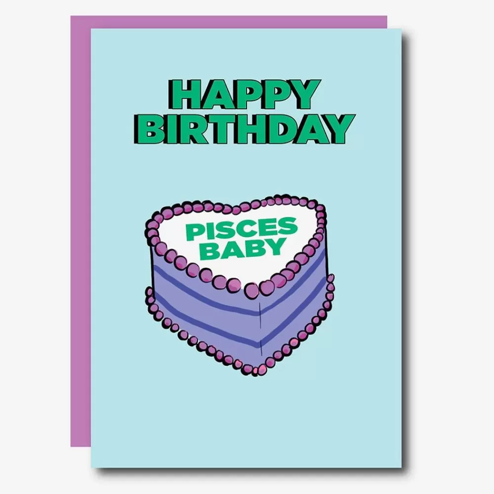 Fashion Fish Birthday Card Greeting Cards