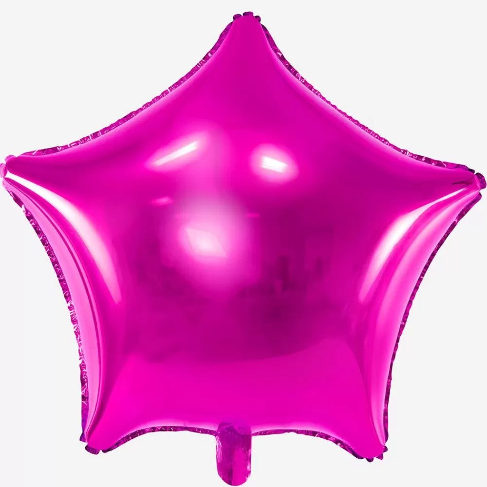 Outlet Fuchsia Star Balloon Shaped Helium Balloons