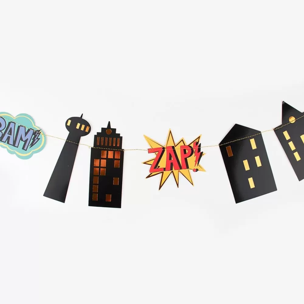 Store Garland: Superhero City Garlands