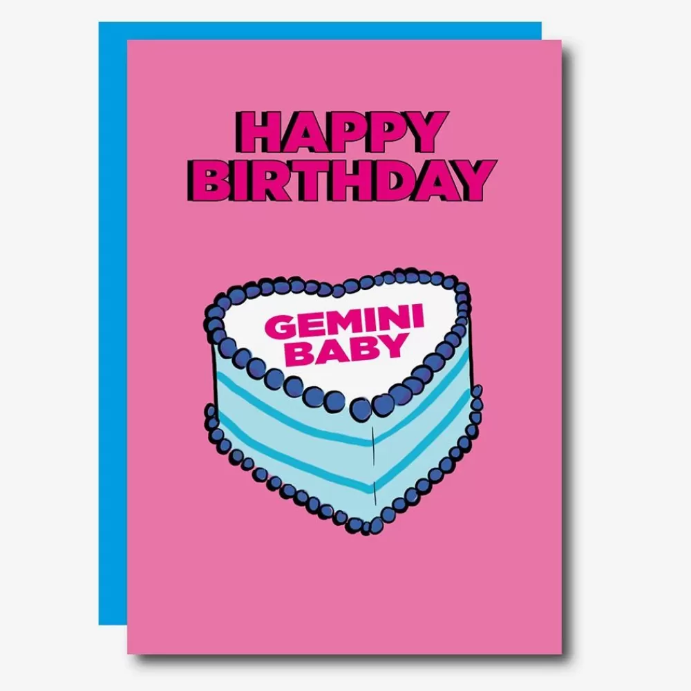 Flash Sale Gemini Birthday Card Greeting Cards