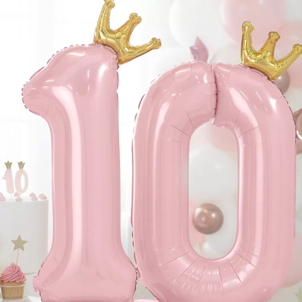 Shop Giant Air Balloon - Light Pink Number Balloon Number Balloons