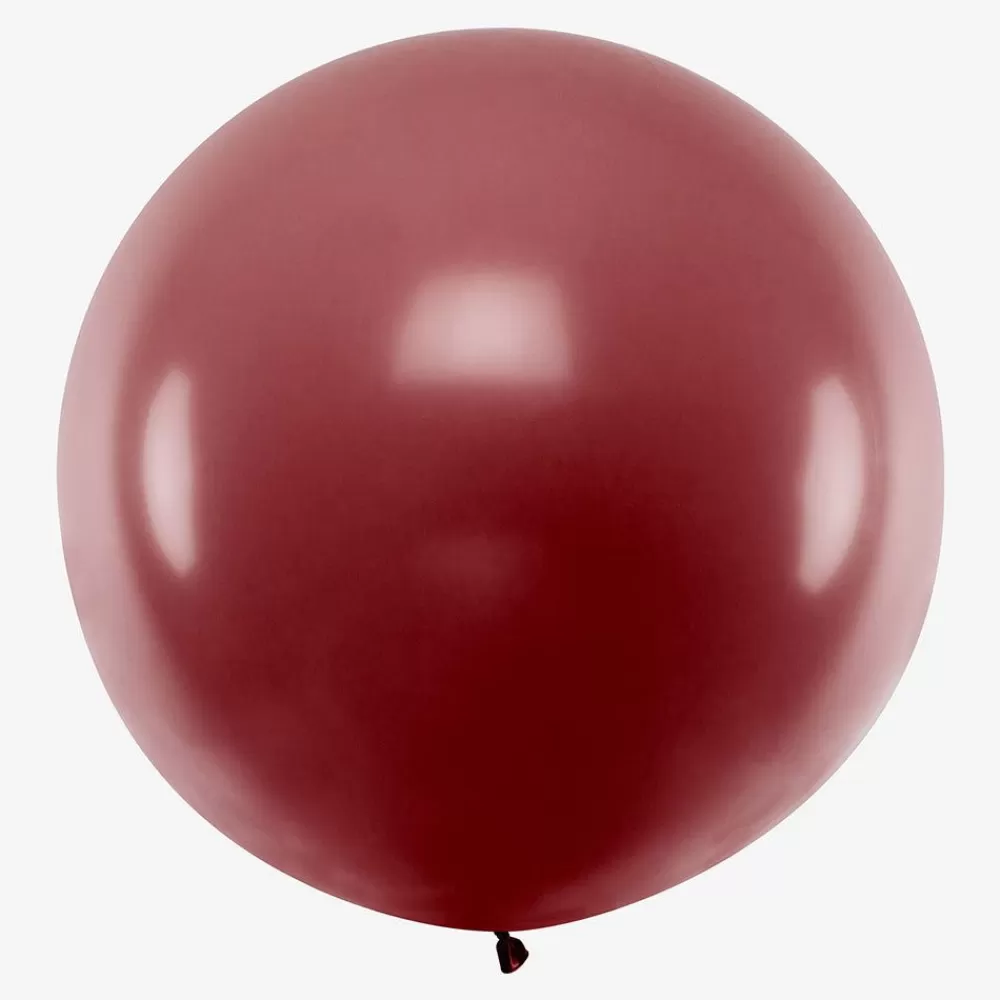 Best Sale Giant Balloon: 1 Burgundy Balloon Plain Balloons