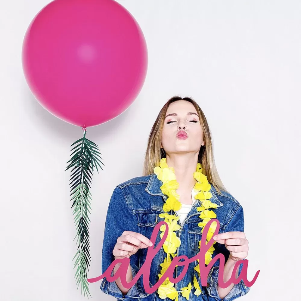 Fashion Giant Balloon: 1 Fuchsia Balloon Plain Balloons