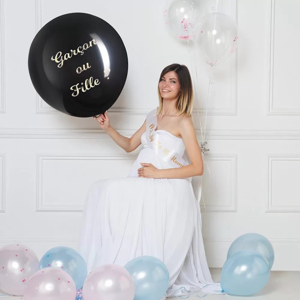 Online Giant Balloon: 1 Gender Reveal Balloon Patterned Balloons