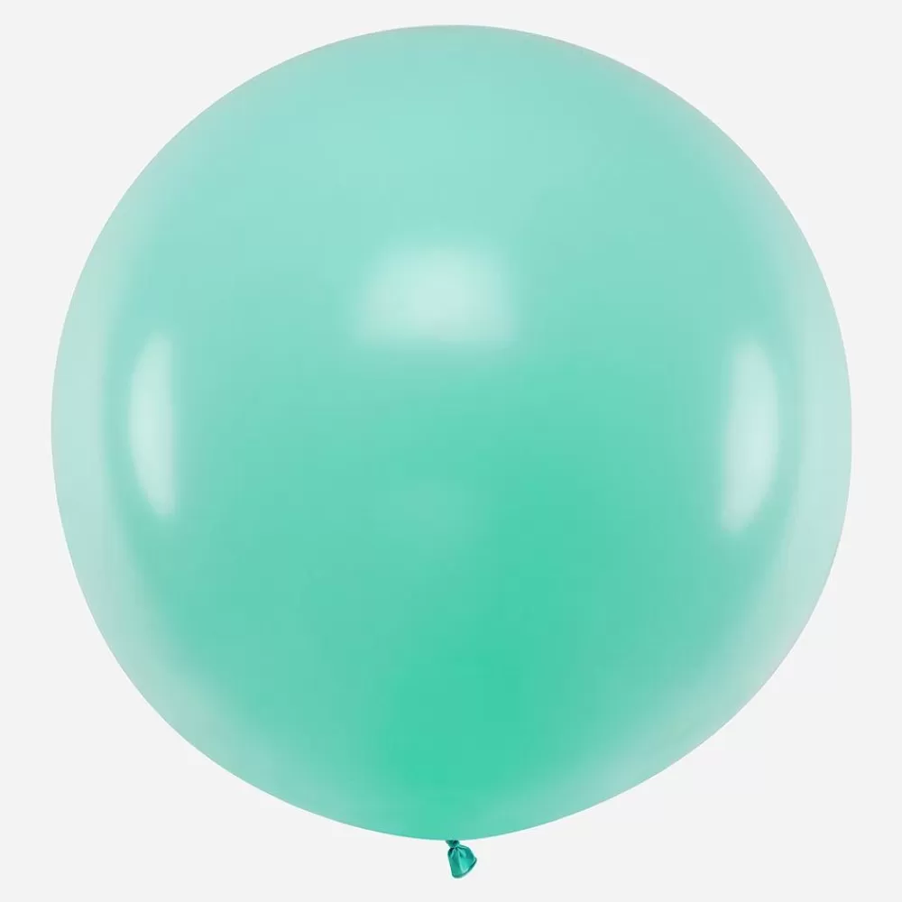 Store Giant Balloon: 1 Pastel Mint Green Balloon Plain Balloons