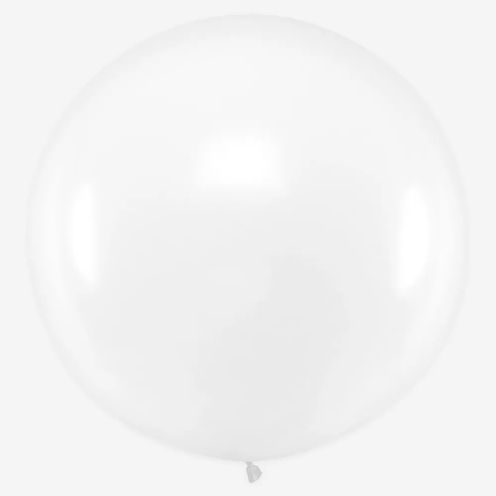 Discount Giant Balloon: 1 White Balloon Plain Balloons