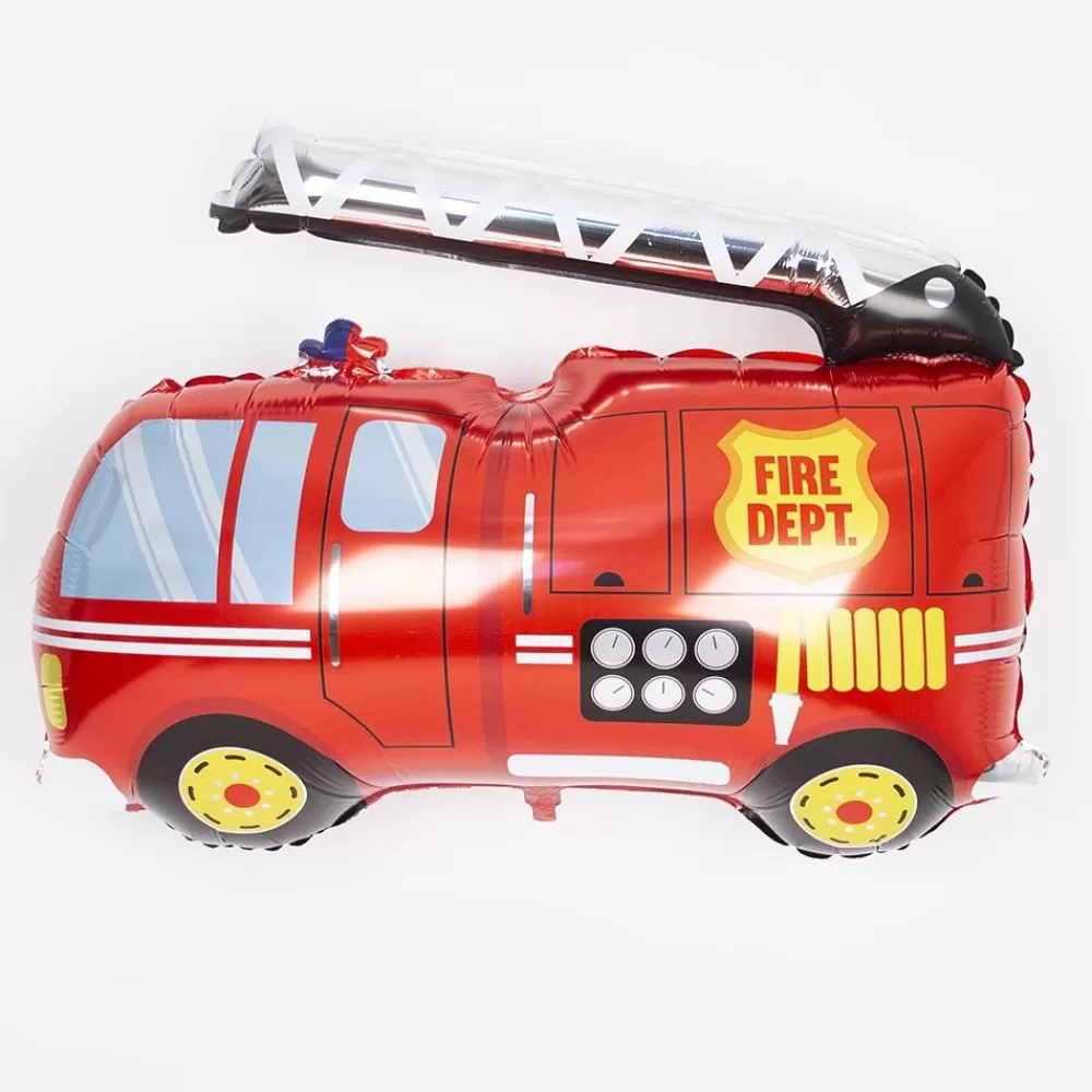 Cheap Giant Fire Truck Balloon Shaped Helium Balloons