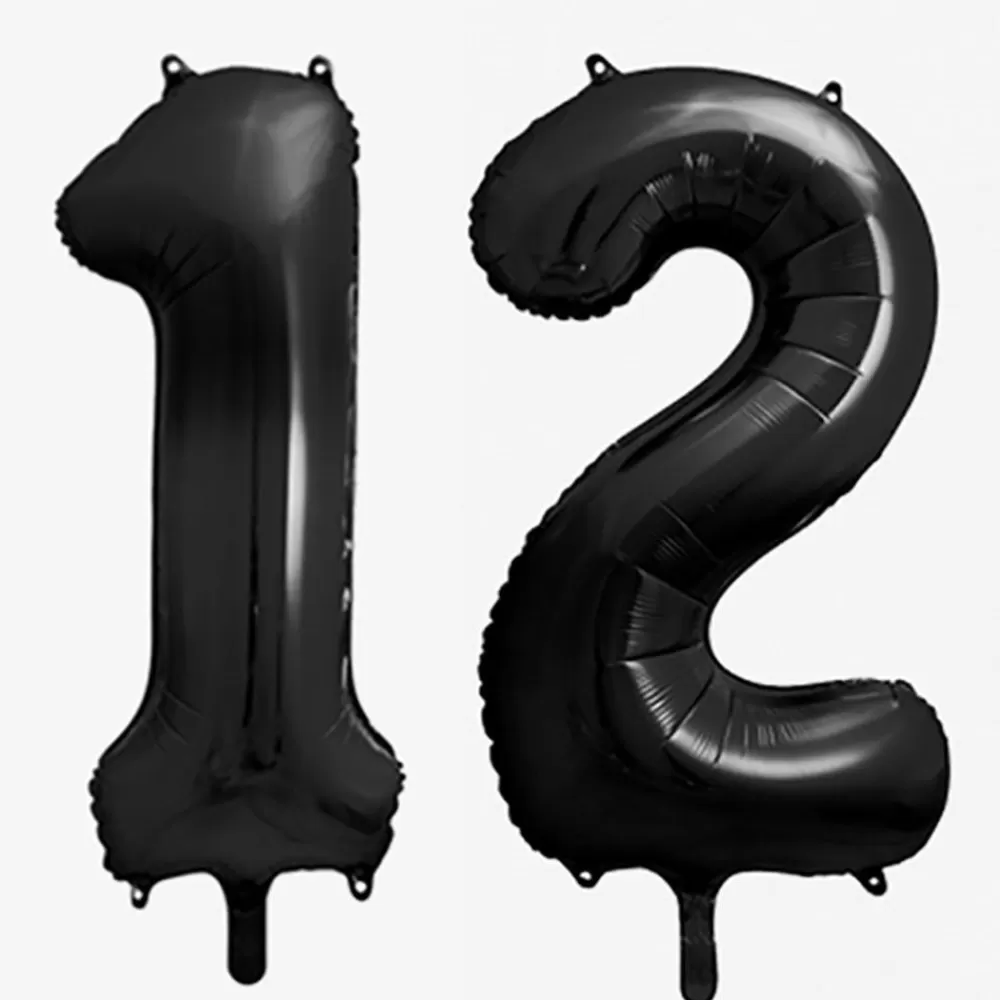 Fashion Giant Helium Balloon - Giant Black Number Balloon Number Balloons