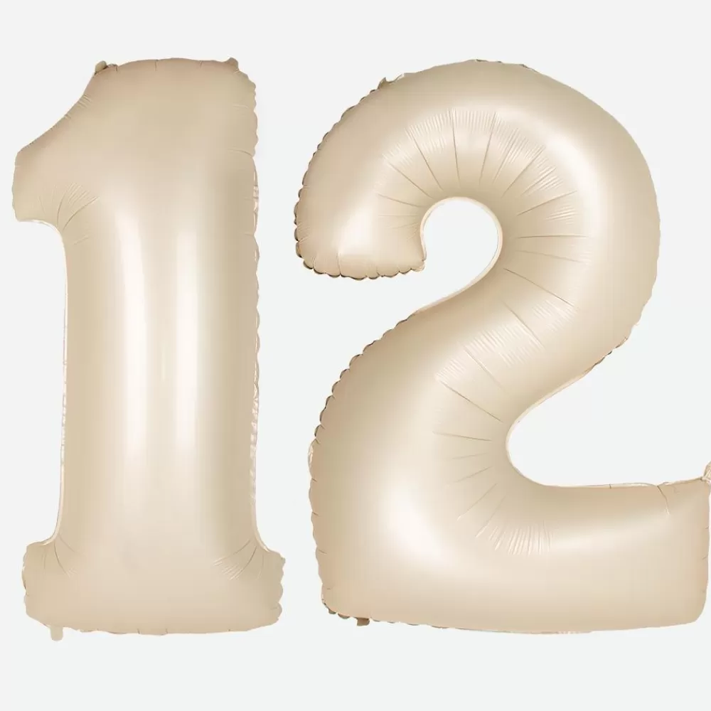 Cheap Giant Helium Balloon - Giant Cream Number Balloon Number Balloons