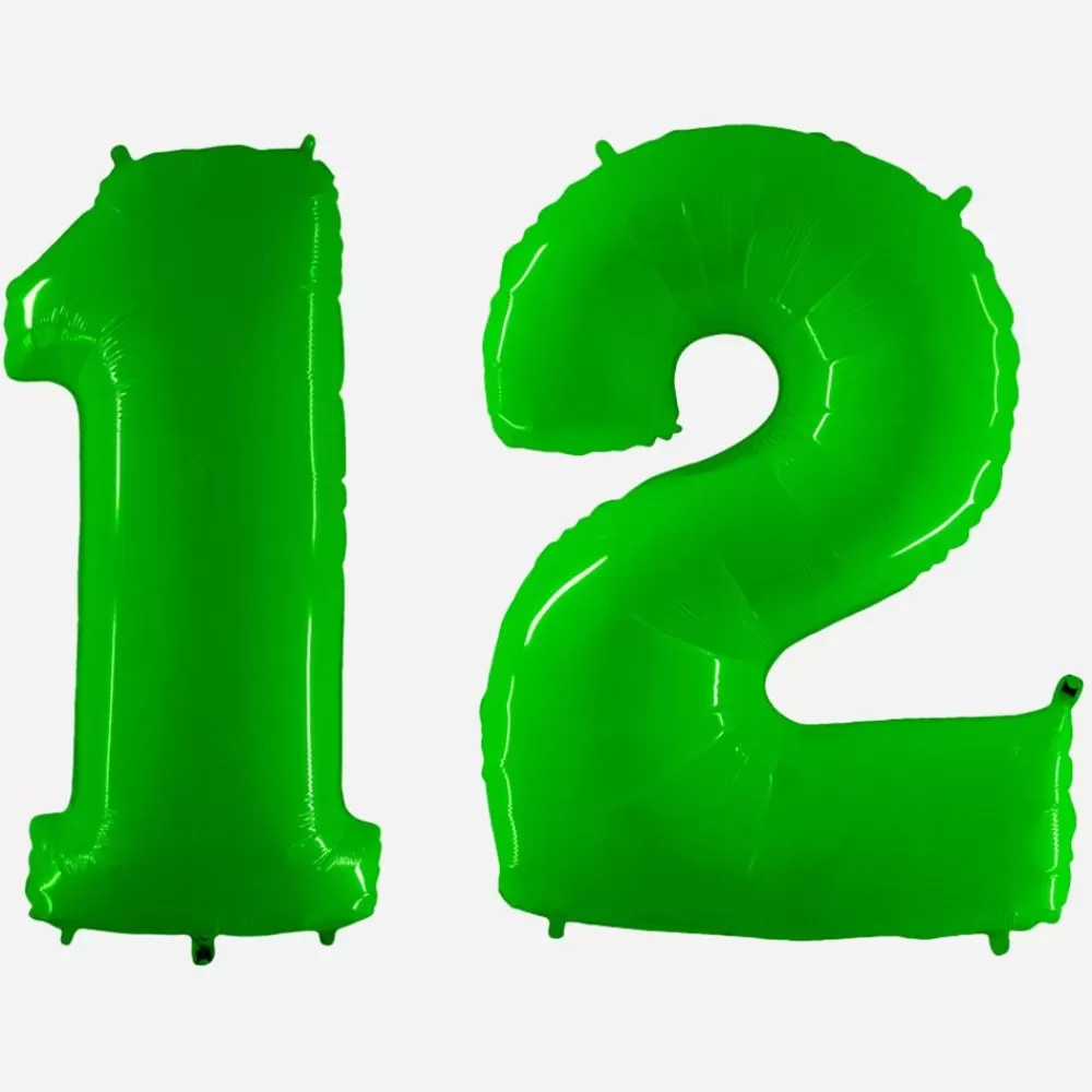 Clearance Giant Helium Balloon - Giant Green Number Balloon Number Balloons