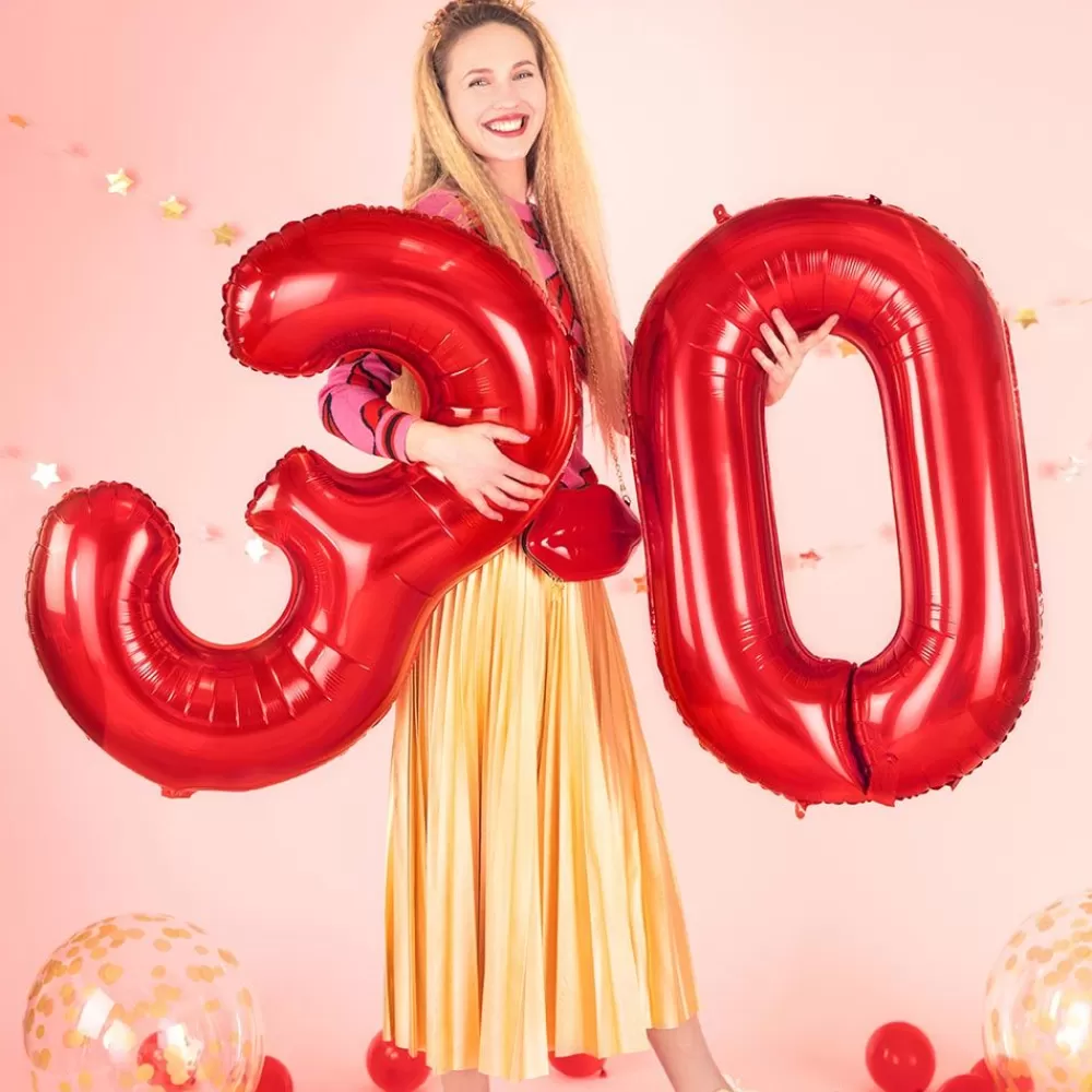 Outlet Giant Helium Balloon - Giant Red Number Balloon Number Balloons