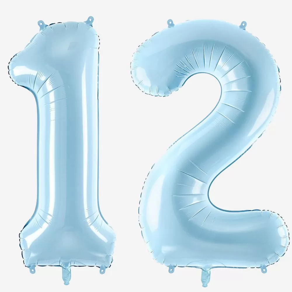 Clearance Giant Helium Balloon - Matte Blue Number Balloon Number Balloons