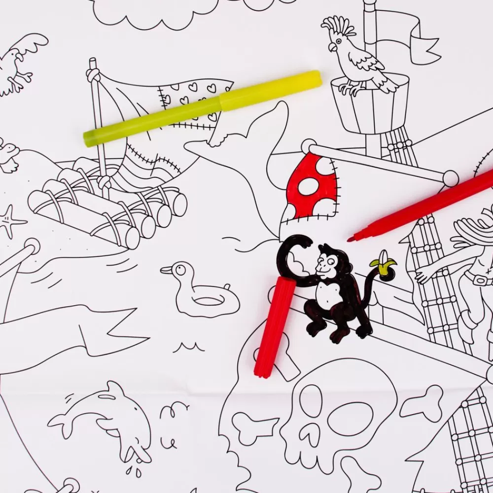 New Giant Pirates Poster Coloring Pages