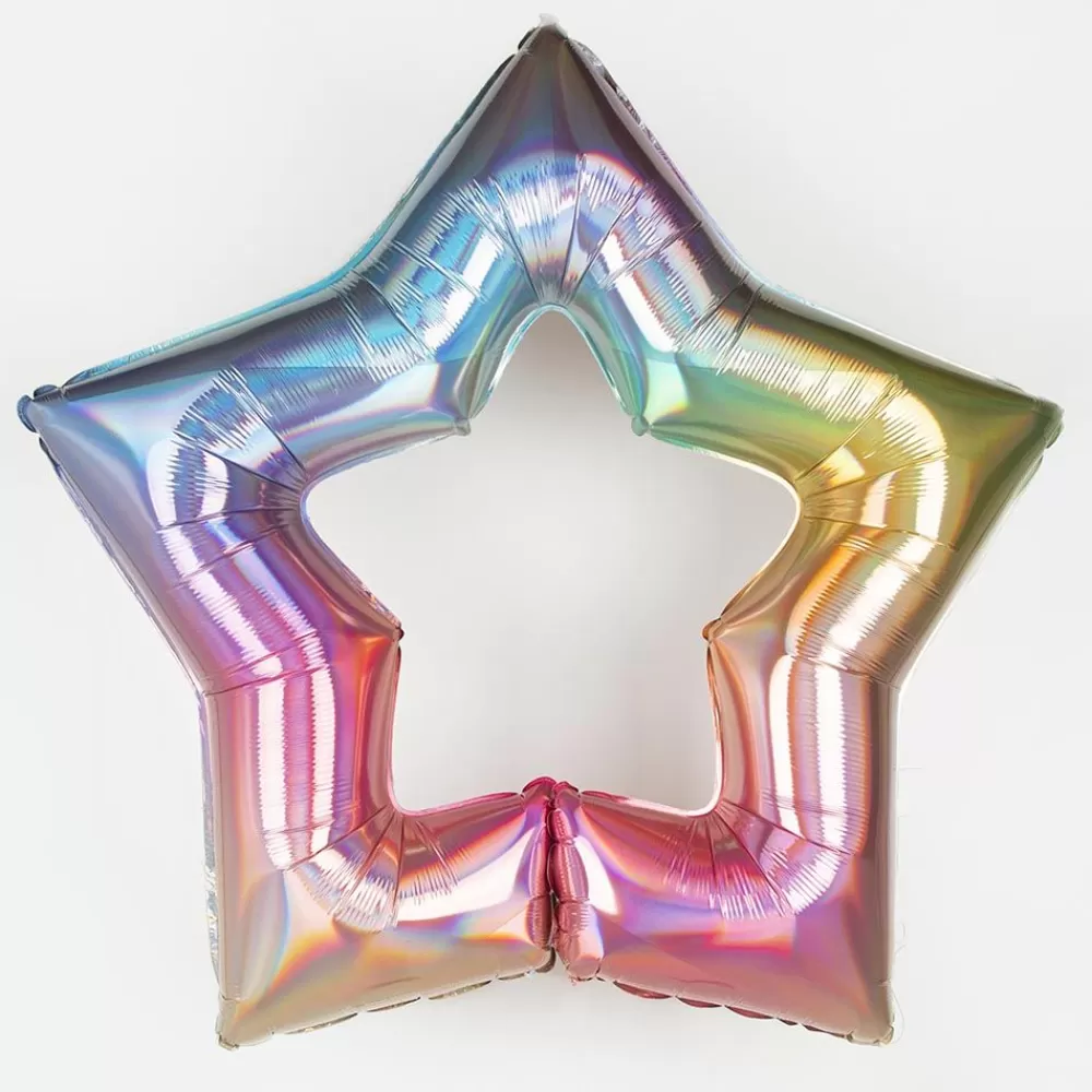 Fashion Giant Rainbow Star Balloon Shaped Helium Balloons