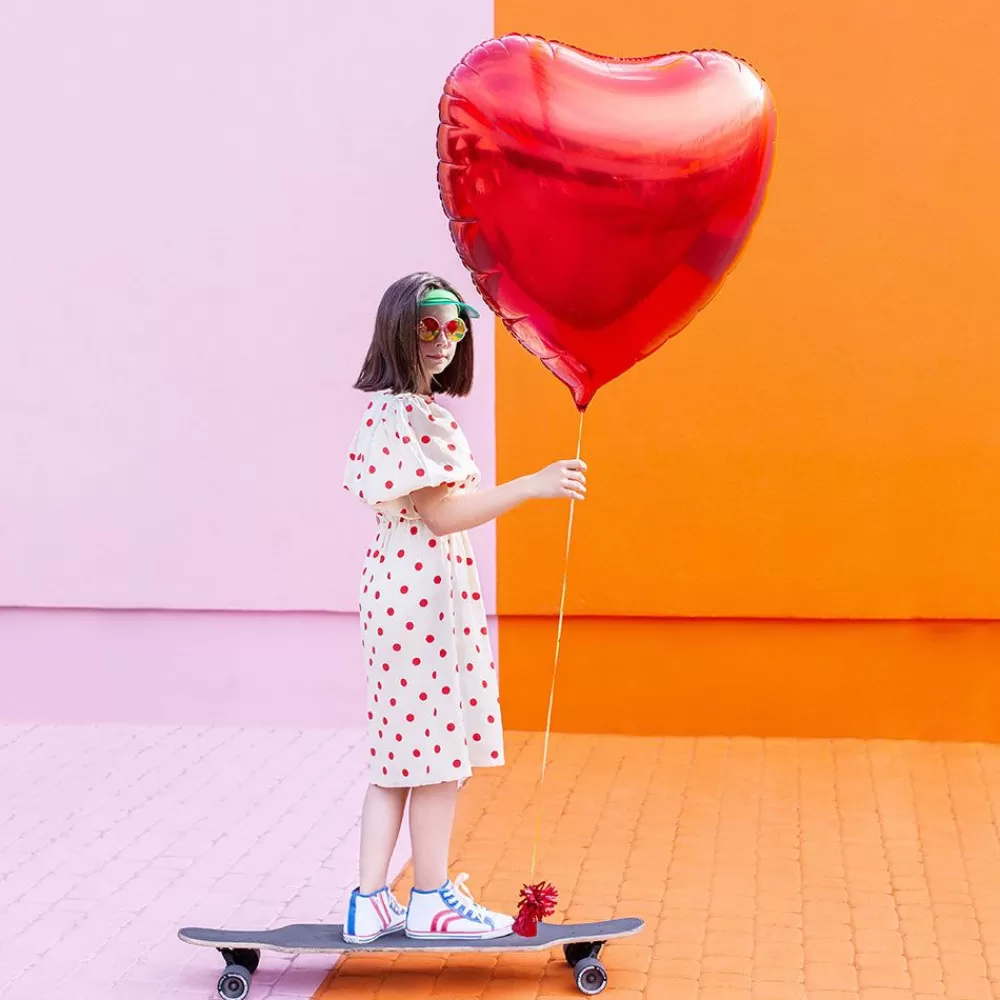 Fashion Giant Red Heart Balloon Shaped Helium Balloons