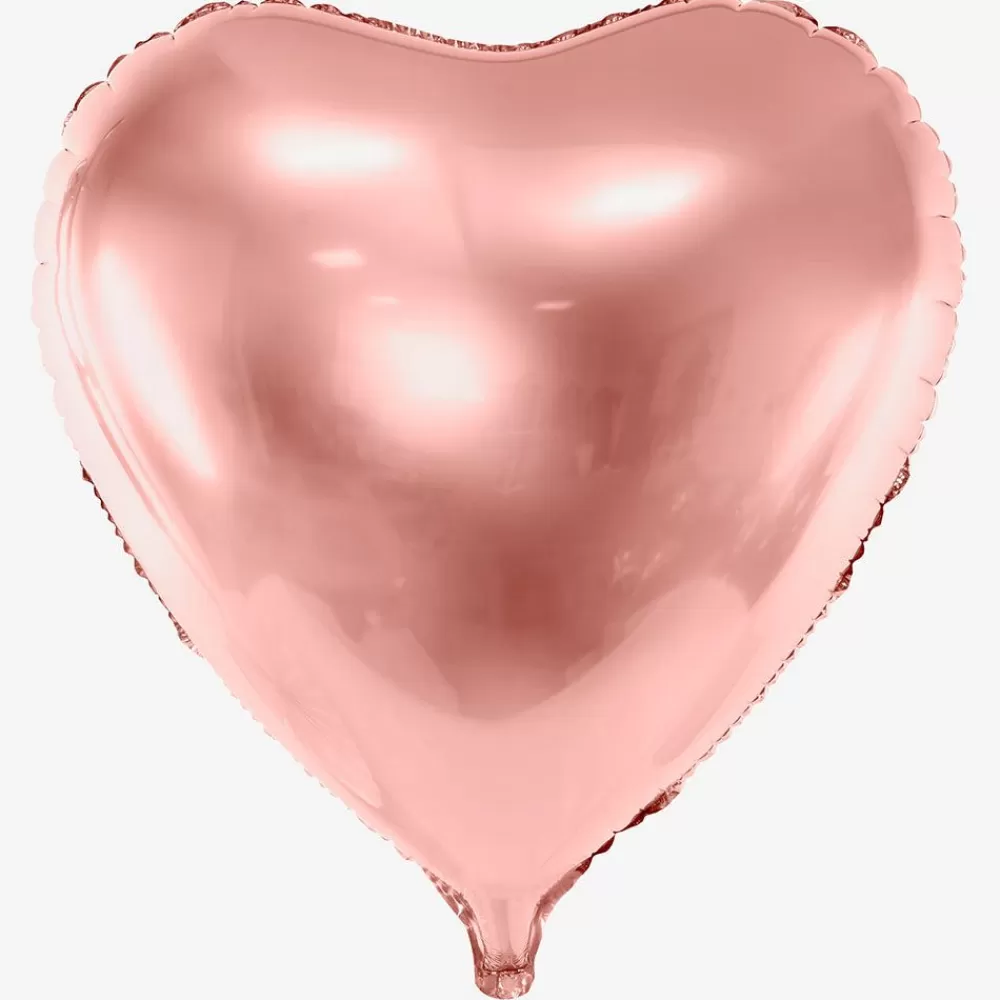 Hot Giant Rose Gold Heart Balloon Shaped Helium Balloons